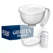 Large Water Filter Pitcher for Tap and Drinking Water, Includes 1 Standard Filte