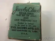 NOS Jacobs U33 Drill Chuck Jaws & Split Nut -- fits #33 & 33B chucks