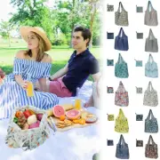 12Pcs Reusable Shopping Tote Bags Large Capacity Groceries Bags Foldable hli⌒