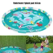 165cm Kids Splash Sprinkler Water Play Pad Mat Inflatable Spray Pool Toy AU