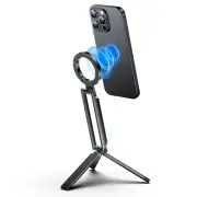 Magnetic Mobile Phone Aluminum Allloy Tripod Stand For IPhone 16 15 14 13