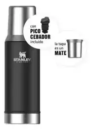 Mate System 800 ML Stanley Stainless Steel Black Original Fast Shipping FedEx