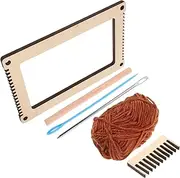 Boys and Girls's Craft Kit Wooden Weaving Loom for Boys and Girls Weaving Loom Kit Toys Diy Weaving Toy Early Learning Loom Toy Random