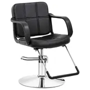 Oppsbuy Salon Chair, Hydraulic Barber Chair with Adjustable Height & 360 Degree Rotation - Heavy Duty 150KG Capacity, for Salon, Spa, or Home Use