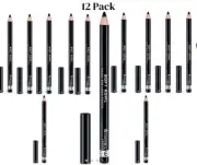 RIMMEL London Soft Kohl Kajal Professional Eyeliner Pencil - 12 Pack