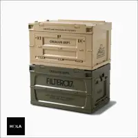 在飛比找momo購物網優惠-【HOLA】Filter017☆ 65L雙側開摺疊收納箱-卡
