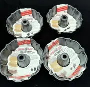 4 New Nordic Ware Bundt Cake Pans Cast Aluminum Nonstick Original 6 Cup