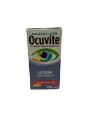 BAUSH + LOMB Ocuvite Eye Vitamin, Lutein & Antioxidats 120ct EXP:08/26