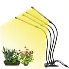 3/4 head USB Timer LED Plant Grow Light yellow sunlight Full Spectrum Phyto lamp