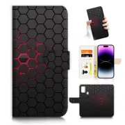 ( For Telstra T Pro ) Wallet Flip Case Cover AH26490 Cell Abstract