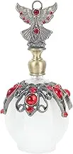 GOOHOCHY Vintage Glass Perfume Bottle Reusable Essential Oil Dispenser Travel Elegant Design for Perfume Aromatherapy for Go Use