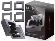 Hanayama Metal Brain Teaser Huzzle - Level 6 Quartet