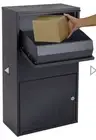 NOW HAVE WHITE Sandleford Locker/Parcel Box 75cm Letterbox Standing/Wall Mailbox