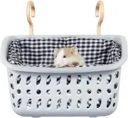 Jwshang Rat Hammock for Cage, Chew Proof Hanging Basket Bed with Sturdy Hooks, P
