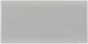 MSI N3X6BN-N Domino - 6" x 3" Glossy Ceramic Grout or Thin-Set - Gray Glossy