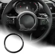 For MINI F54 F57 F55 F56 F60 REAL HARD Carbon Fiber Steering Wheel Center Cover (for: Mini)