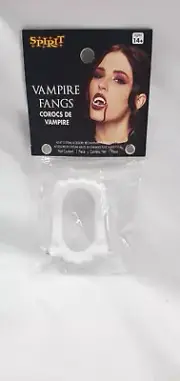 Vampire Fangs White Plastic New Spirit Halloween