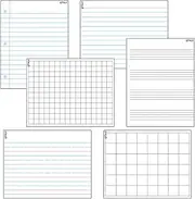Trend Enterprises Assorted Paper Wipe-Off Charts Set (T-27906)