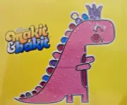 Makit & Bakit Pink DINOSAUR Suncatcher Kit Kids Craft Baking Crystals