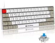 RGB Mechanical Keyboard TKL Wired LED Backlit Blue Switch PBT Dye-subbed Keycaps