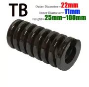 Die Springs TB Rectangular Springs Heavy Duty Brown OD =22mm I.D=11mm L=25~100mm