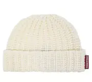DSQUARED2 LOGO TAG WOOL KNIT BEANIE HAT MADE IN ITALY KNM016001W000011063