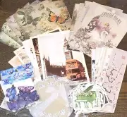 145+ Lot Ephemera Junk Journal Scrapbook Stickers Craft Paper Nature Fairytale