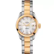 Omega 231.20.30.20.55.002 Seamaster 30 mm, steel yellow gold on steel Woman