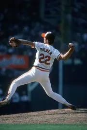 Pitcher Jim Palmer Baltimore Orioles pitches at an Major League Ba- Old Photo 13