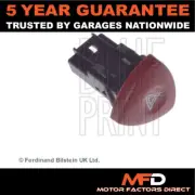 Fits Renault Trafic Master Laguna Vauxhall Vivaro Movano MFD Hazard Light Switch