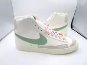 Nike Blazer Mid '77 PRM Mens 10 Enamel Green Coconut Milk White Shoes DO9787-100