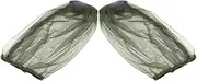 UPKOCH 2pcs Mosquito Net Hat with Veil Portable Insect Defense Headwear for Outdoor Activities Like Hiking Camping Fishing and Protection Green
