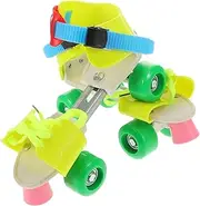 Toddmomy 1Pair Roller Skate Shoes Double Row Skates for Boys and High Stability Skating Growth Friendly Design Vibrant