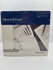 Microsoft Excel - Windows 2.10 SEALED BOX 1987 Version VERY RARE Floppy Disks