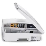 12 Port Full Gigabit Outdoor Poe Switch, IEEE802.3af/at/bt, 12 port all-in-one