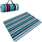 Picnic Blanket,Picnic Blanket Waterproof Foldable,Extra Large Picnic Blanket Picnic, for Camping Beach Park Hiking Fireworks,Larger & Thicker(A)