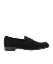 Doucal's Stanford Penny Slot Loafers 44,43.5,43 Black