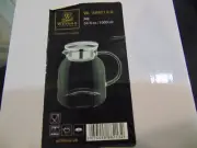 Wilmax Thermo Glass Jug with Stainless Lid WL 888213/A 34 FL OZ /1000ml