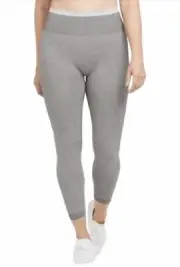 WOMEN'S SPANX SEAMLESS SCULPT LEGGINGS SPACEDYE CLOUDY GREY 50285R SIZ LARGE NWT