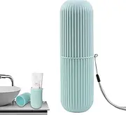 Travel Toothbrush Holder,Dust-Proof Portable Toothbrush Holder with Cover |Travel Toothbrush Cup Holder for Traveling Camping Business Trip and School
