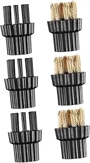 HONMEET Cleaning Machine Accessories 6pcs Brush Heads Set Replacement for Power Scrubber Brush Cleaning