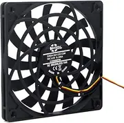 SXDOOL 120mm Slim Fan 120X12mm Thickness DC 12V with 3-Pin,for Computer Pc Case Quiet Silent Cooling