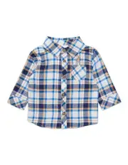 [Peter Rabbit] Check Shirt in Navy