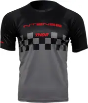 Thor Intense Assist Chex S23, jersey short sleeve , color: Black/Grey , size: XS