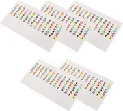 Totority Guitar Chords Chart Stickers Violin Sticker for Beginners Guitar Fretboard Note Decals Fretboard Markers