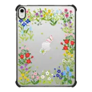 iPad 10.9-inch (10th gen) iPad Impact Case beautiful and colorful floral garden with butterflies - ipad cover