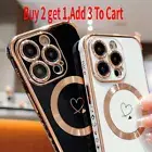 Cute Love Shockproof Magsafe Case for iPhone 16 15 14 13 12 11 Pro Plus Max
