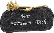 Kisangel 5pcs Resin Craft Graves Memorial Tombstone Deceased Mourning Tombstone Decor Outdoor Memorial Decor