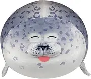 Chubby Blob Seal Plush Pillow, Cute Stuffed Animal Seal Plushie Toy, Cotton Plushy Ocean Gray (12 inch)