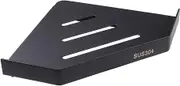 LIFKICH 1pc Shelf Tray Bathroom Shower Storage Corner Organizers Shelving Rack Over Toilet Shelf Storage Shelves Kitchen Storage Holder Storage Shelf Shower Organizer Black